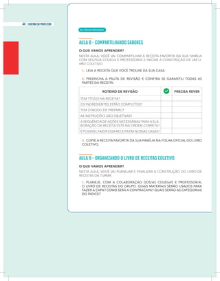 18 caderno do professor
| LÍNGUA PORTUGUESA
44 caderno do professor
28
18 caderno do professor
 