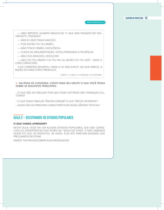 5
caderno do professor 5
caderno do professor
LÍNGUA PORTUGUESA |
55
caderno do professor
35
 