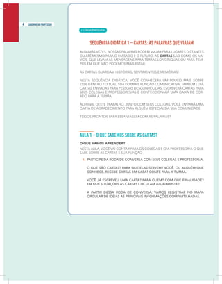 2 caderno do professor
4 caderno do professor
| LÍNGUA PORTUGUESA
2
2 caderno do professor
 
