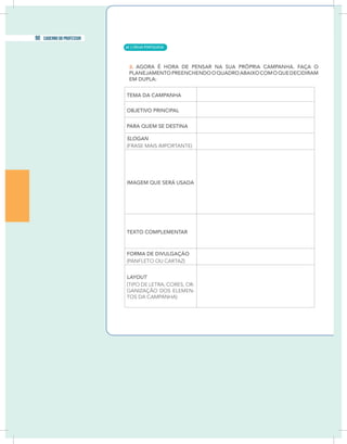 20 caderno do professor
| LÍNGUA PORTUGUESA
90 caderno do professor
60
20 caderno do professor
 