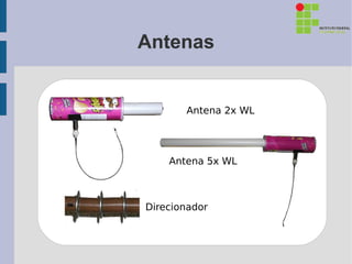 Antenas


       Antena 2x WL




    Antena 5x WL



Direcionador
 