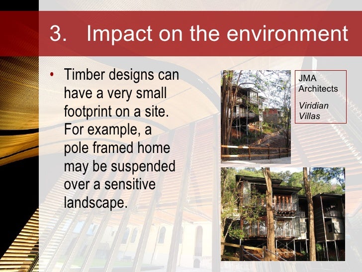 3. application of timber in environmental building