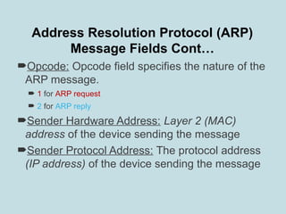 Comprehensive Guide to Address Resolution Protocol (ARP) in TCP/IP ...