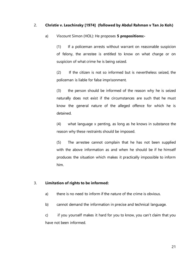 Arrest, Summon and Warrants under Malaysian CPC (20172018)