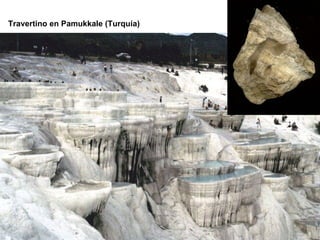 Travertino en Pamukkale (Turquía) 
