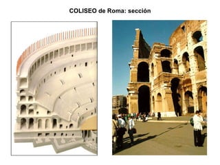 COLISEO de Roma: sección 