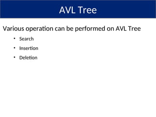 M.E - Computer Science and Engineering-Data structure avl-tree | PPT