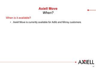 Status update: Axiell Roadmap/ New features | PPTX