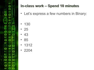 3 - B - Understanding Binary Numbers.ppt