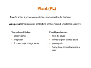 3. belbin team roles | PPTX