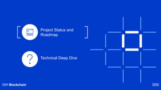 Project Status and
Roadmap
Technical Deep Dive
 
