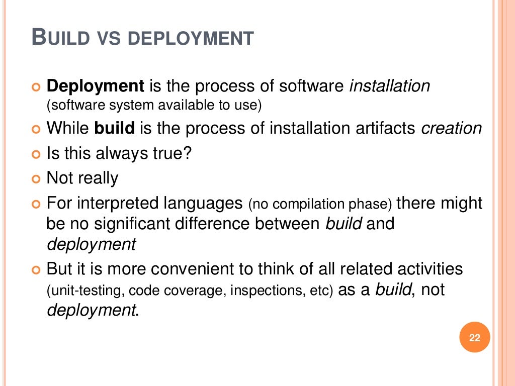 02 Build and Deployment Management