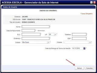 Cadastro Demais Usuarios
