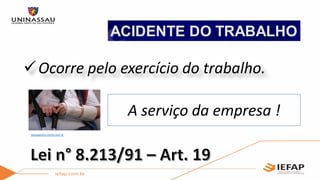 Ocorre pelo exercício do trabalho.
A serviço da empresa !
diariogaucho.clicrbs.com.br
 