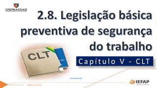 www.vermelho.org.br
C a p í t u l o V - C LT
 