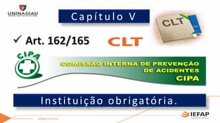 C a p í t u l o V
Instituição obrigatória.
 
