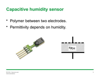 Capacitive sensors - principle and working | PPTX