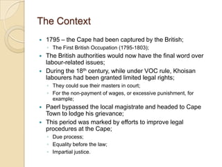 3 cape slavery | PPTX