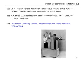 Introducción e historia de los robots y robotica | PDF