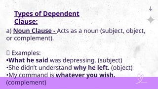 3-clauses,types and functions - without functions.pptx