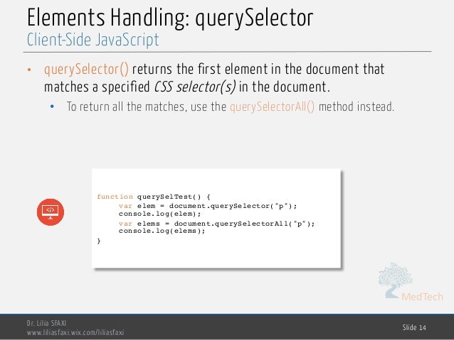 Client-side JavaScript