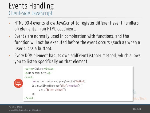 Client-side JavaScript