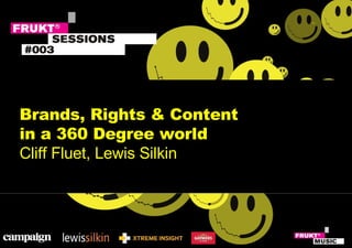 Brands, Rights & Content in a 360 Degree world Cliff Fluet, Lewis Silkin 