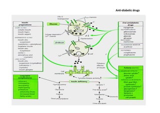 Anti-diabetic drugs
 