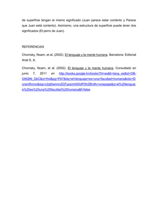 3... comentarios sobre el lenguaje.