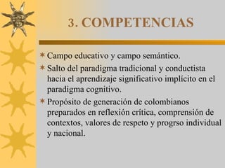 3. Competencias