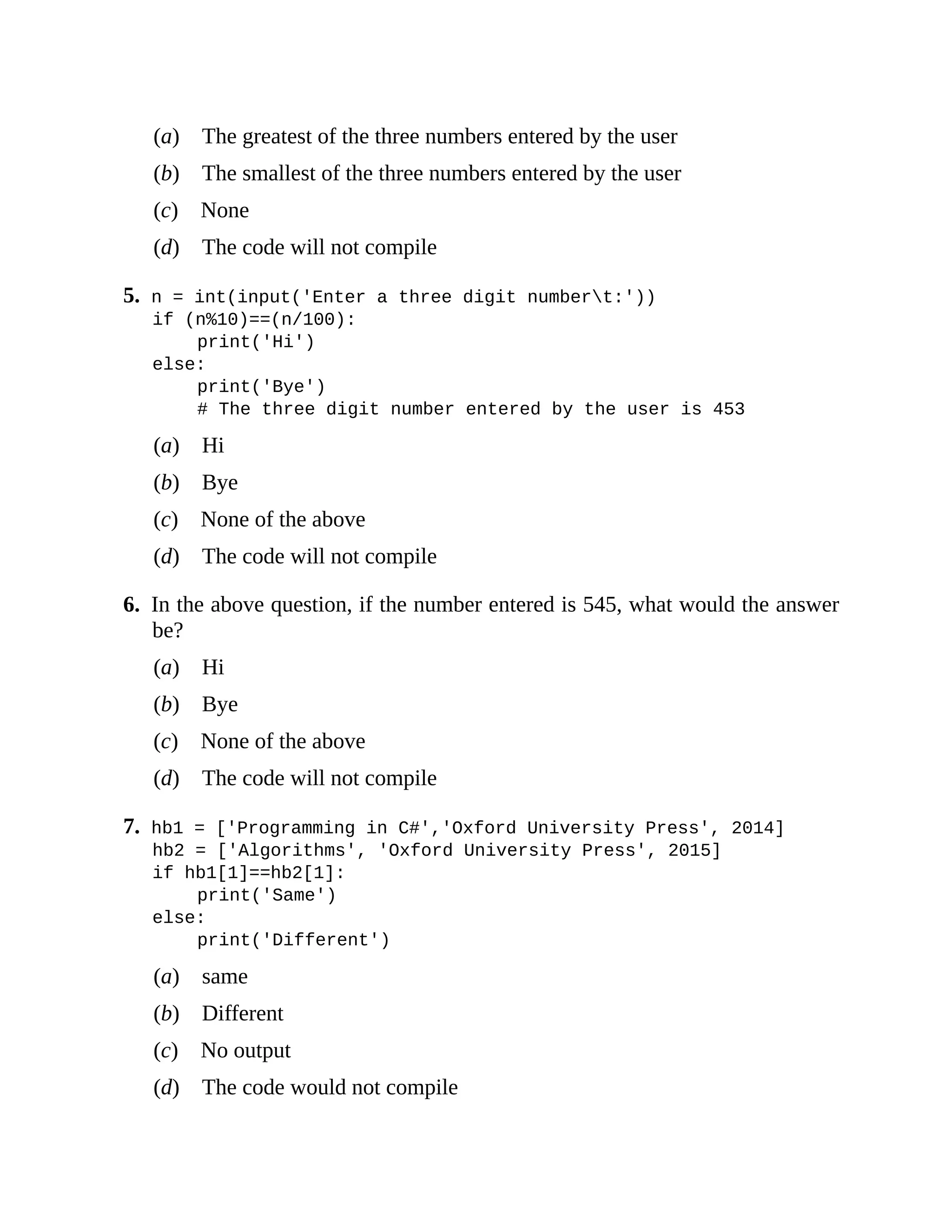Conditional Statements | PDF