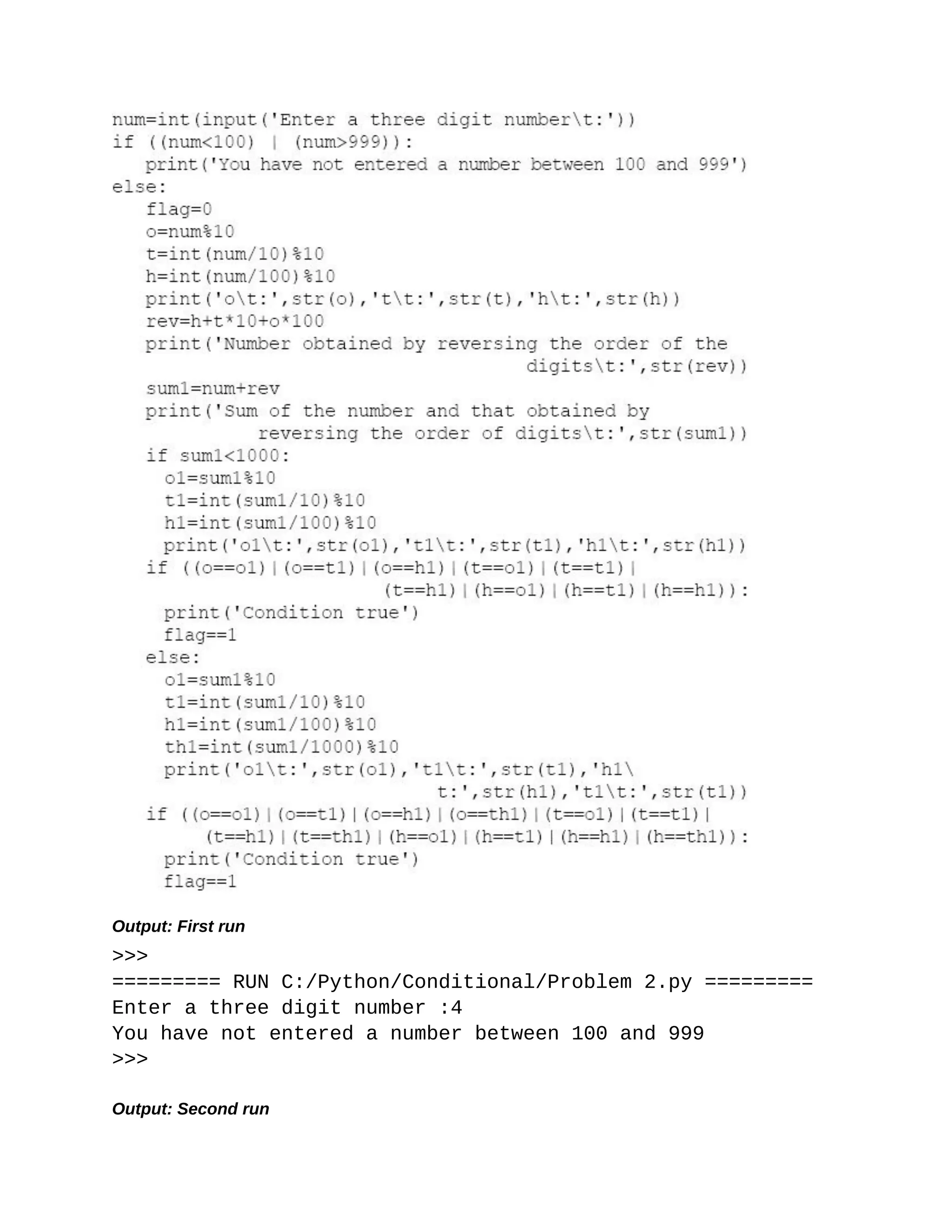 Conditional Statements | PDF