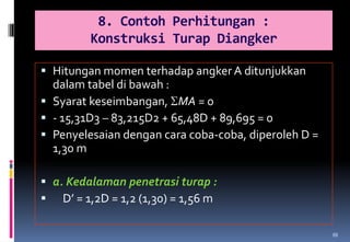 9 contoh desain turap | PPT