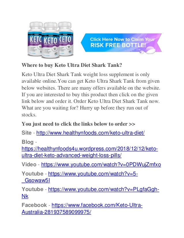 21 Ideas for Keto Ultra Diet Shark Tank - Best Recipes Ideas and