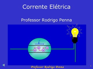 Corrente Elétrica Professor Rodrigo Penna - - - - E 