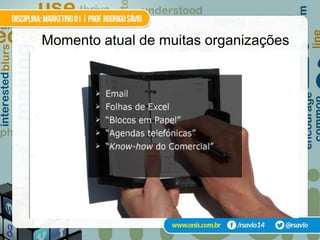 Momento atual de muitas organizações
 