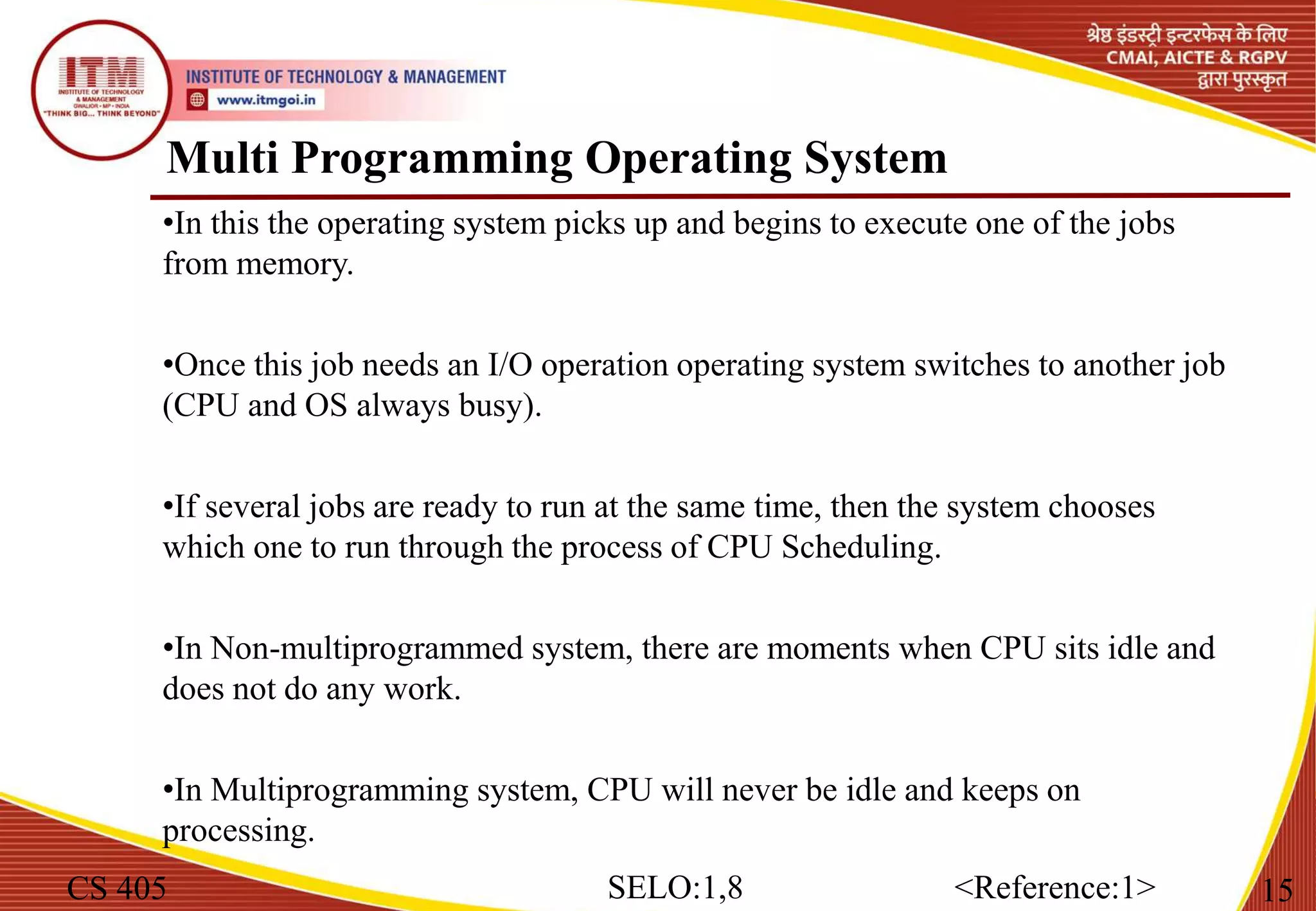 Types of Operating System | PPTX