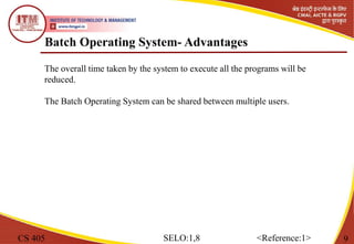 Types of Operating System | PPTX