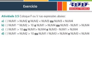 Exercício
 