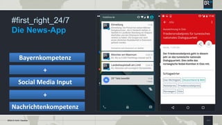 SEITE 8BR24 © Vichtl / Daubner
#first_right_24/7
Die News-App
Bayernkompetenz
+
Social Media Input
+
Nachrichtenkompetenz
 