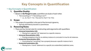 Quantification Statement Comprehensive Guide to Deductive Arguments and Propositional Logic for ...