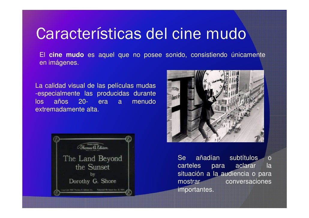 3. Del Cine Mudo Al Sonoro.
