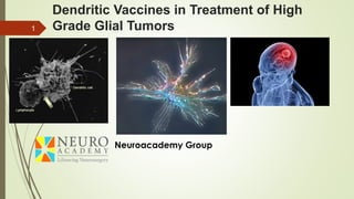 Dendritic Vaccines Glioma 2016 | PPTX