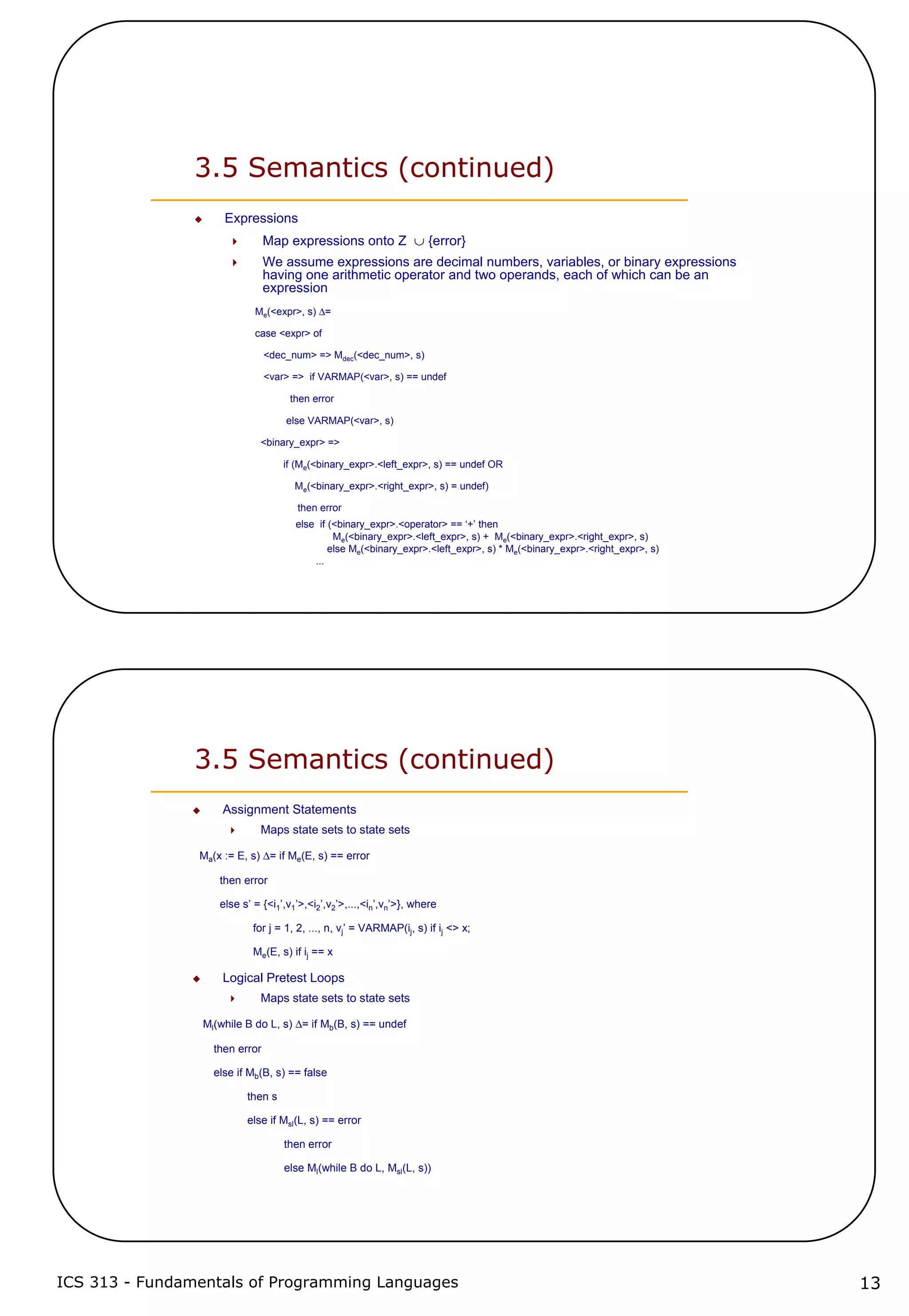 3 describing syntax and semantics