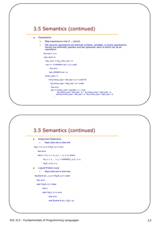 3 describing syntax and semantics | PDF