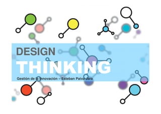 DESIGN
THINKING
Gestión de la Innovación – Esteban Paiva Jara
 