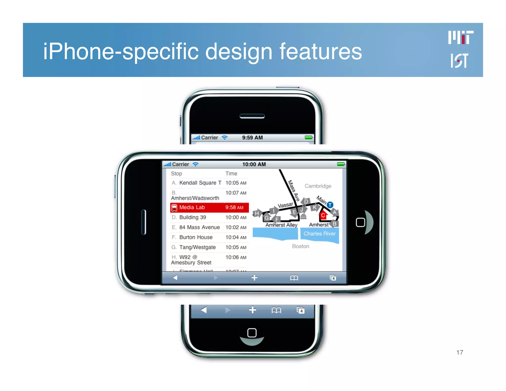 Developing the MIT Mobile Web
