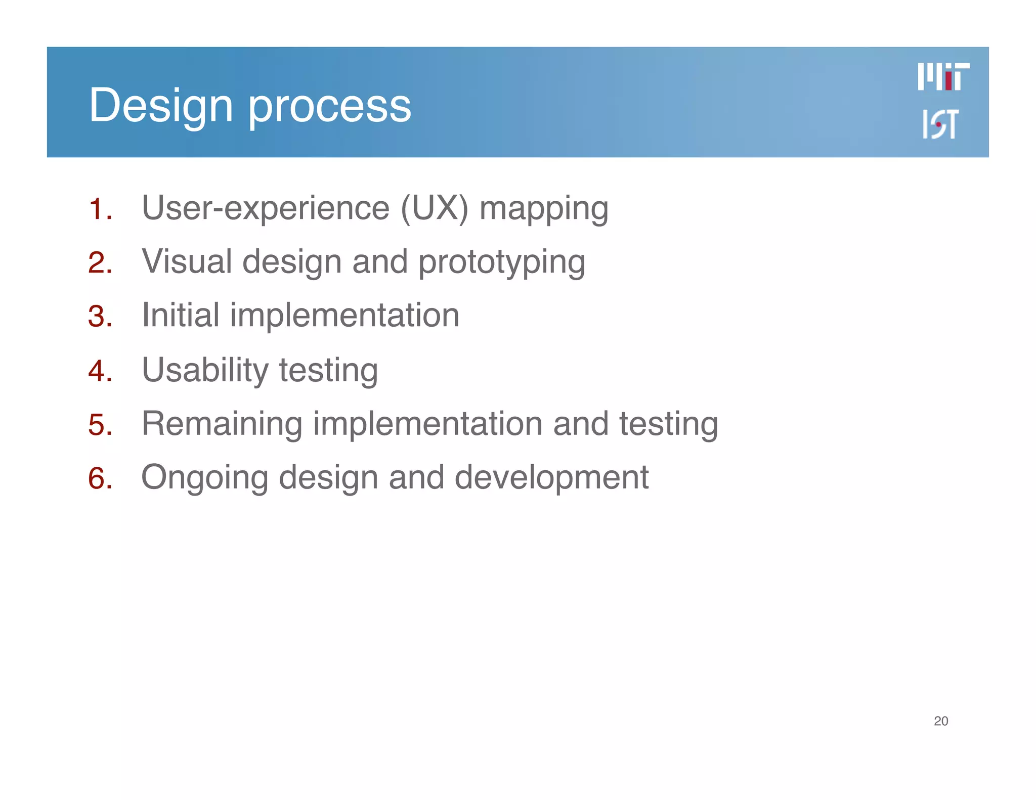 Developing the MIT Mobile Web