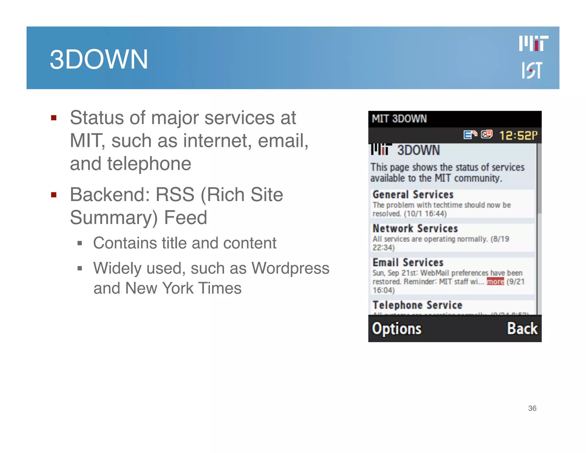 Developing the MIT Mobile Web
