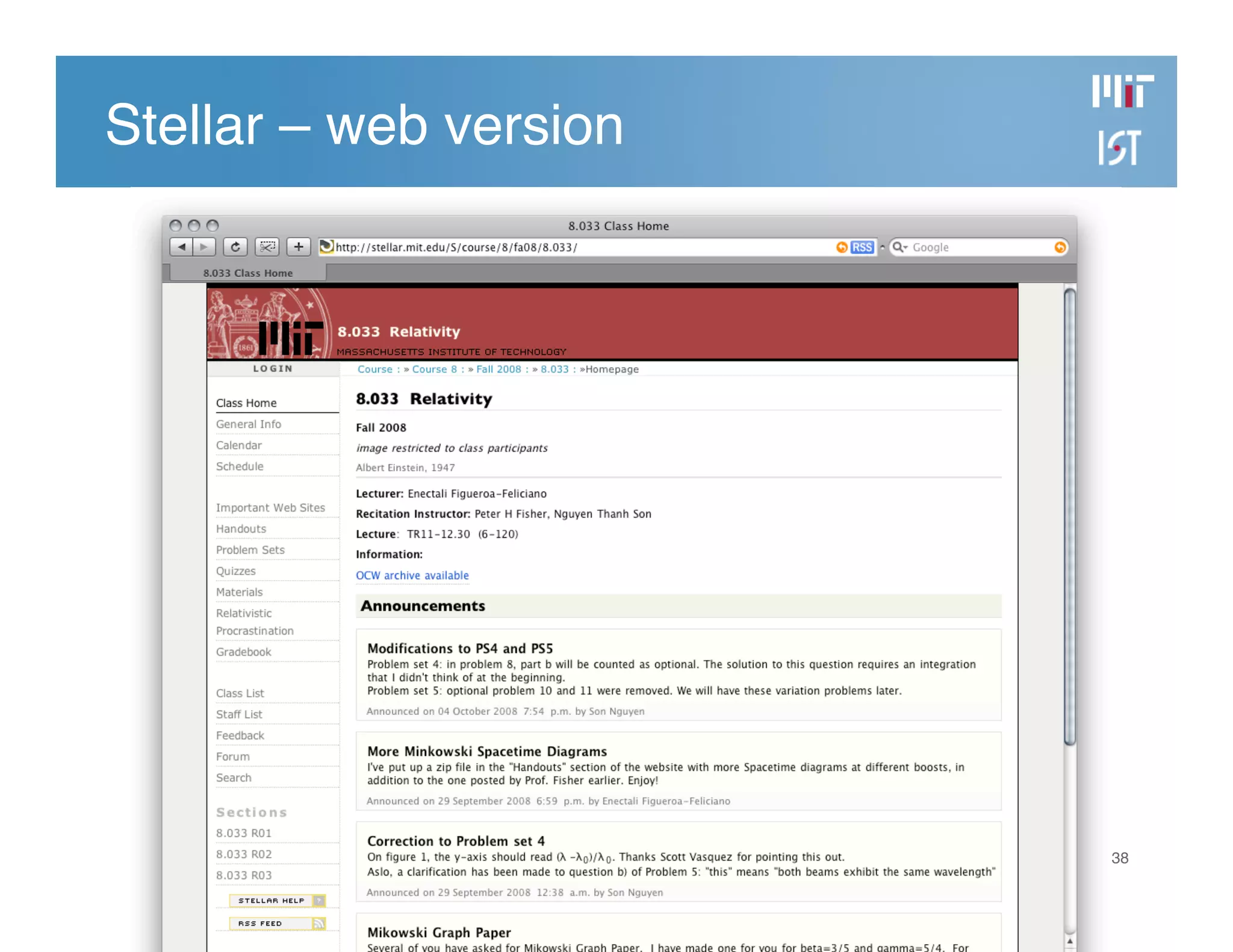 Developing the MIT Mobile Web